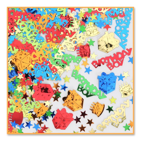 Beistle 1.5oz. Birthday Boy Confetti